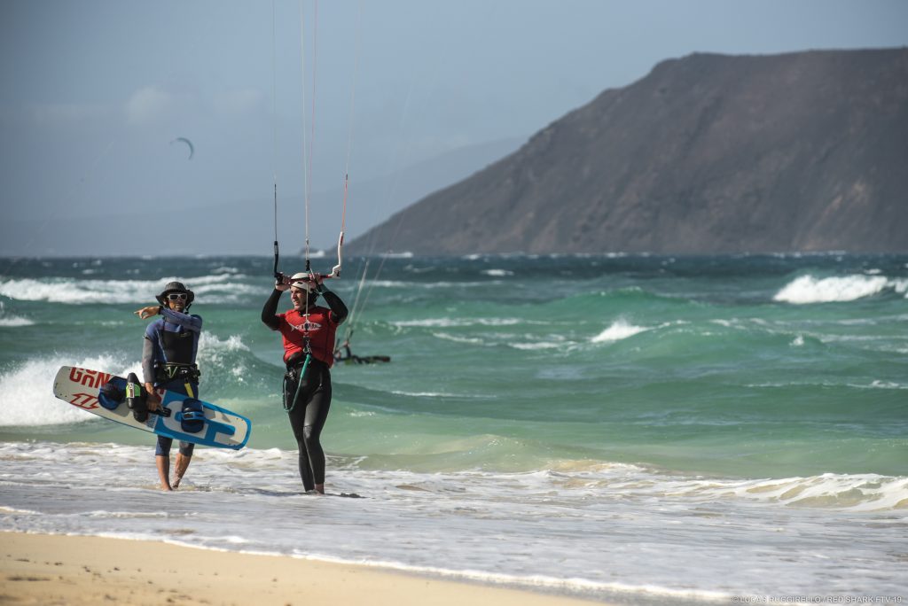 Private Kitesurfing boat Lessons in Fuerteventura