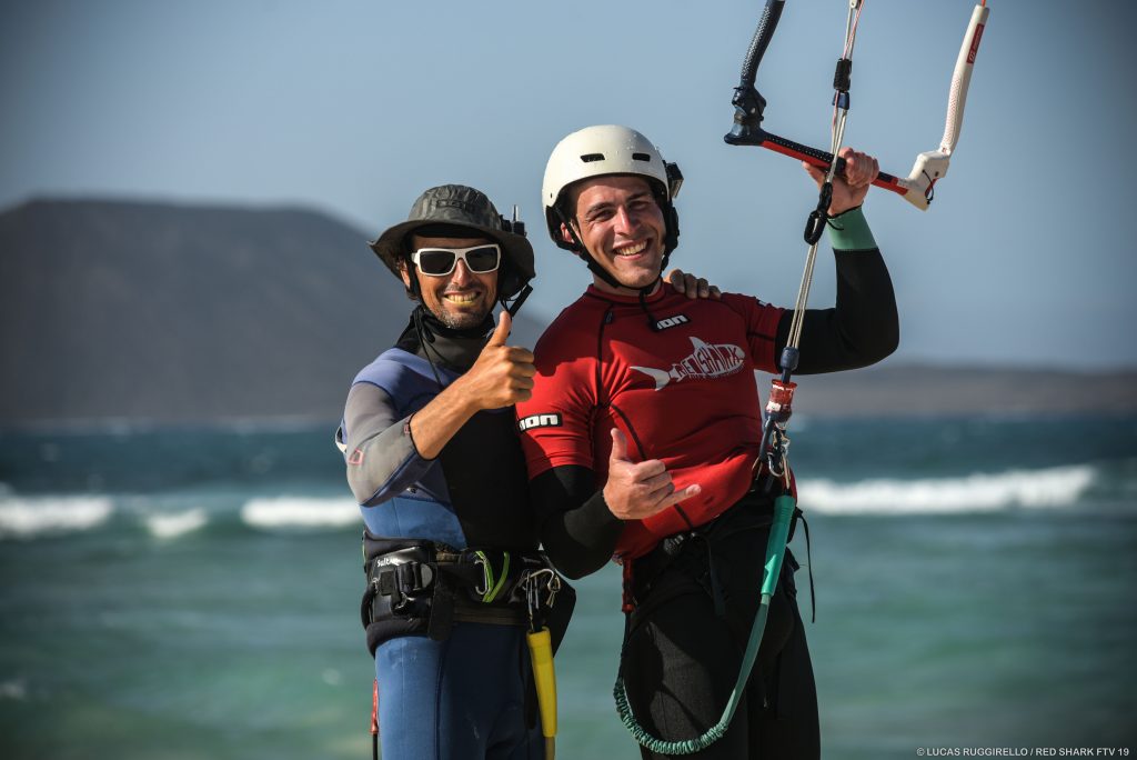 Private Kitesurfing boat Lessons in Fuerteventura